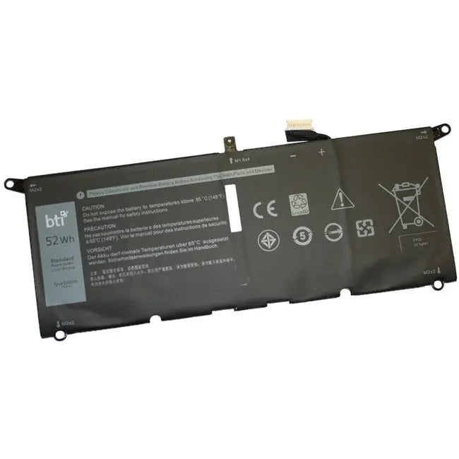 BTI DXGH8-BTI 7.6V 6500mAh Lithium-Ion Battery for Dell Notebooks