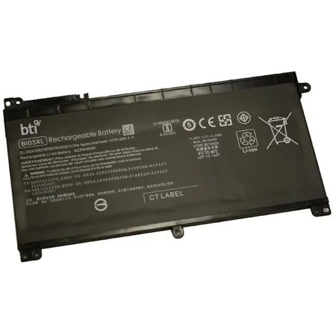 BTI BI03XL-BTI Laptop Battery - 11.5V 3600mAh Li-ion Rechargeable Power Cell for HP Stream Notebooks