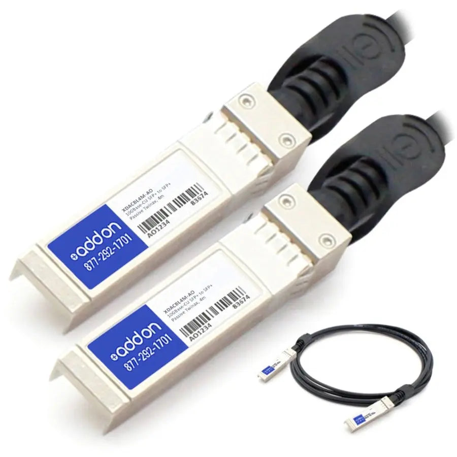 Axiom 10GBASE-CU SFP+ Passive DAC Twinax Cable - 4 meters, Intel Compatible, Model XDACBL4M-AX
