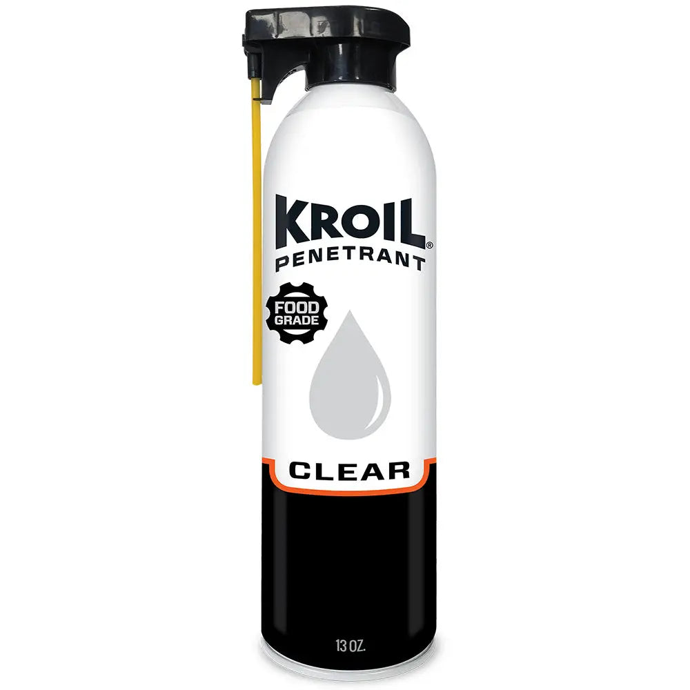 Kroil CKS132ST Clear Food Grade Penetrating Oil - 13 oz Aerosol with SprayTech