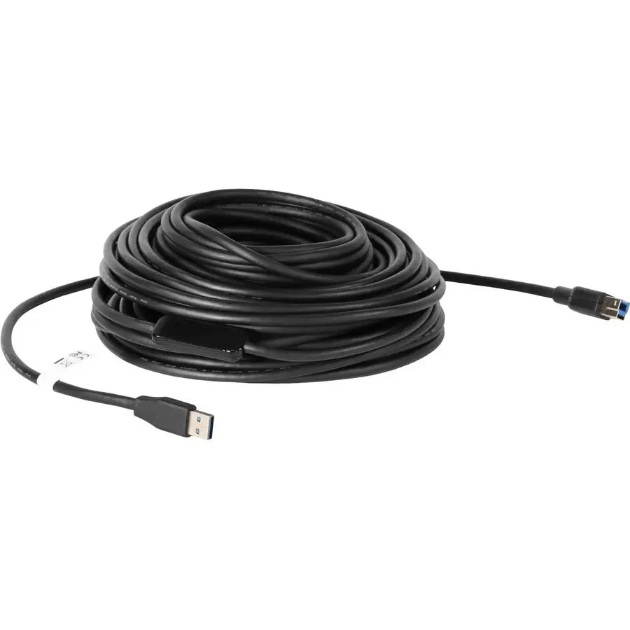 Vaddio USB 3.0 Type A to Type B Active Cable - 20m (65.6 ft.), Shielded, No External Power Needed