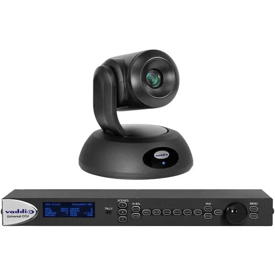 Vaddio RoboSHOT 30E QCCU System - 30x Optical Zoom Conference Camera with HDMI, 3G-SDI, IP Control, and Wide Dynamic Range by LEGRAND AV - VADDIO