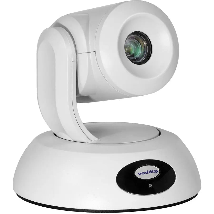 Vaddio RoboSHOT Elite HDMI PTZ Camera – 30x Optical Zoom, 1080p/60 HD Video, IP Streaming, White