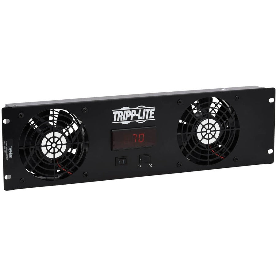 Eaton Corporation SRFAN3UDCTEMP Fan Tray with Temperature Sensor and Blanking Panel for 3U 19-Inch Racks