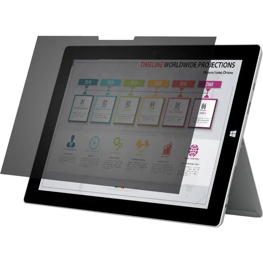 Rocstor PrivacyView™ Premium Privacy Screen Filter for Microsoft Surface Pro 4/5/6/7 – 12.3" Privacy Screen with Easy-On Technology
