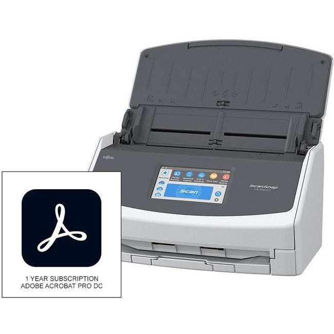 Fujitsu ScanSnap IX1500 Deluxe Sheetfed Scanner with Adobe Acrobat Pro DC – 30 ppm Color & Mono, Duplex, Wireless Connectivity