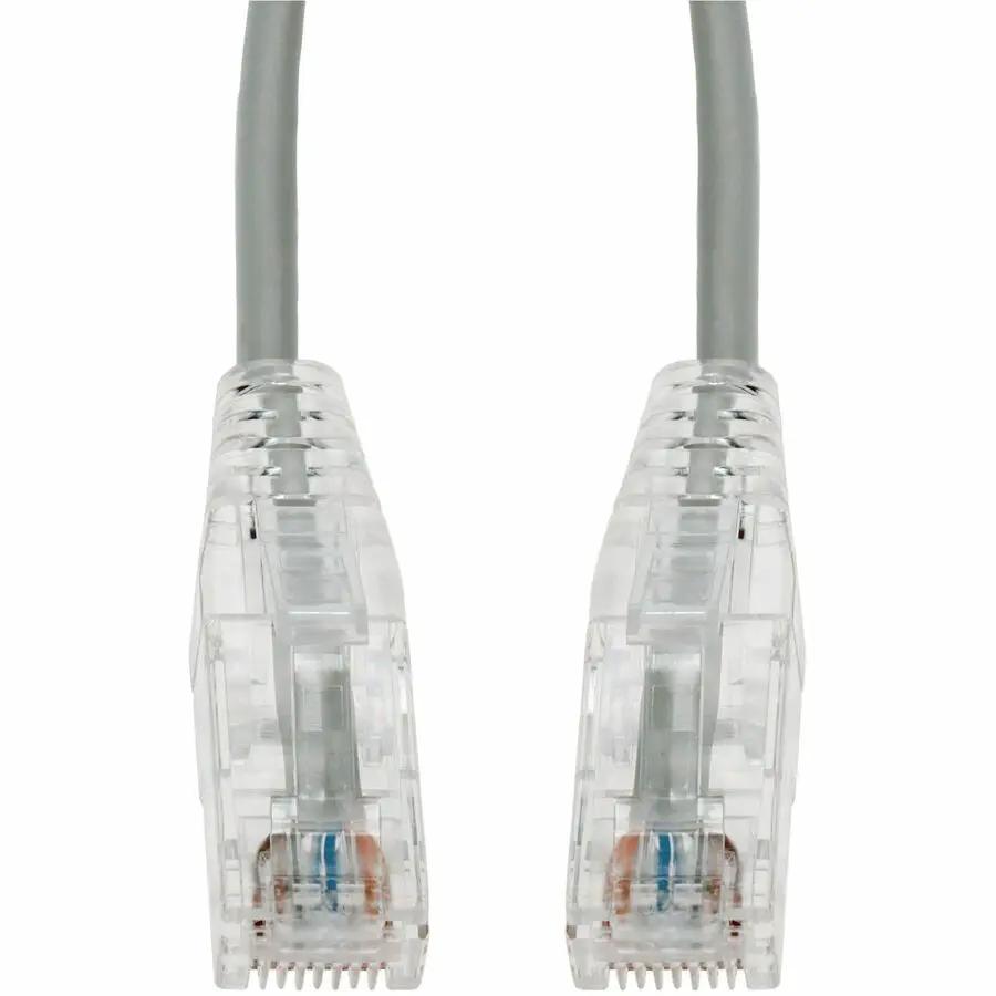 AddOn 5ft Gray CAT6 Slim PVC Ethernet Cable with Snagless RJ-45 Male Connectors by AddOn