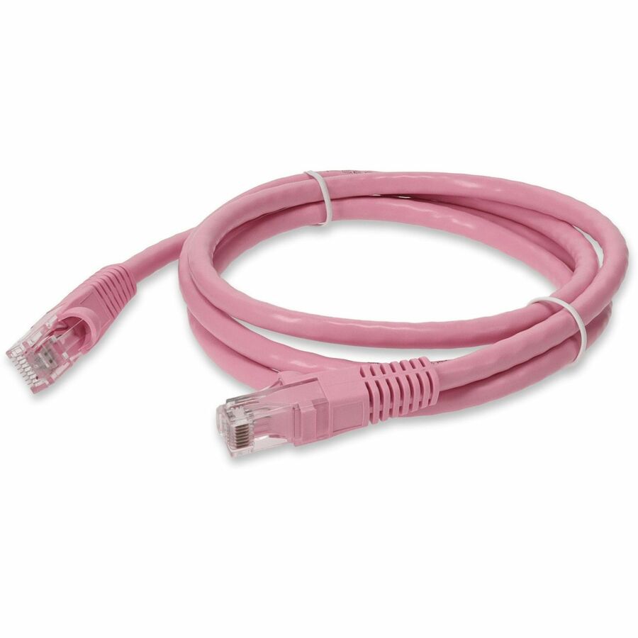 AddOn 5ft Pink CAT6 PVC Ethernet Cable with RJ-45 M/M Connectors