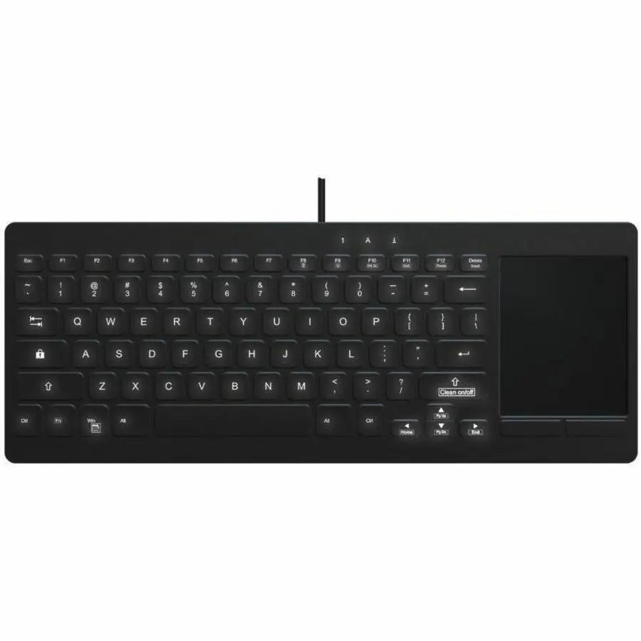 TG3 CK78 Compact Notebook-Style Medical Keyboard with IP68 Rating and Silicone Rubber Cover