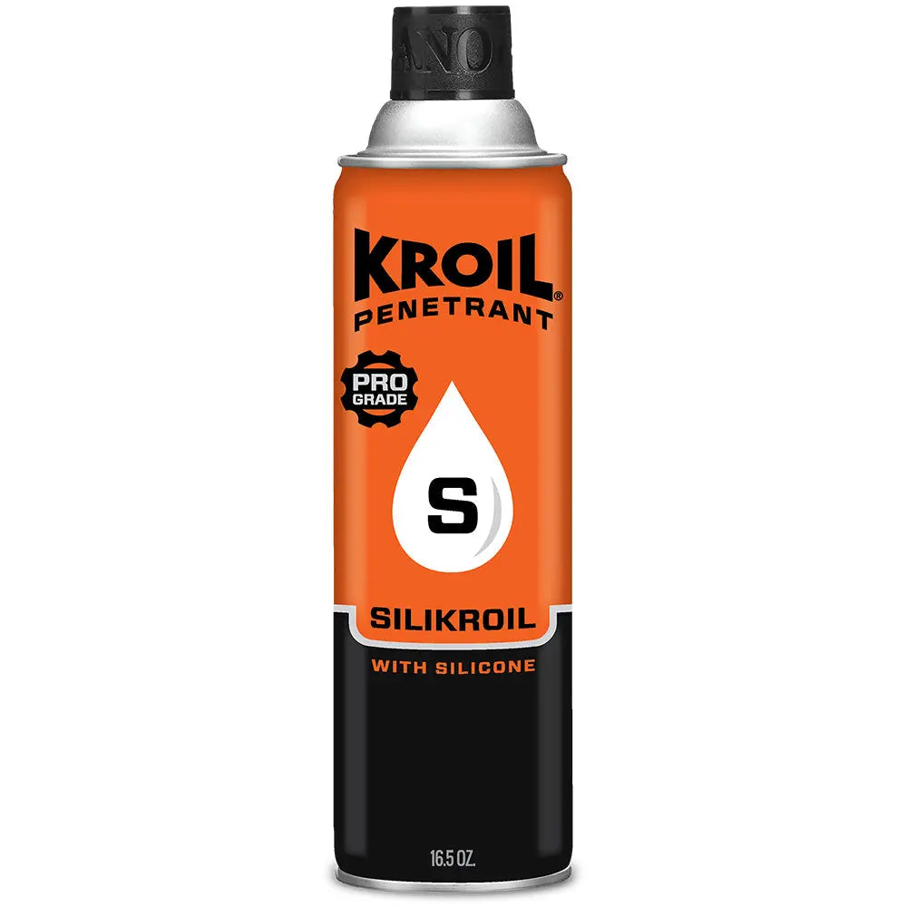 Kroil Silikroil Penetrant Aerosol - 16.5oz Can with Silicone for Metal Loosening and Lubrication