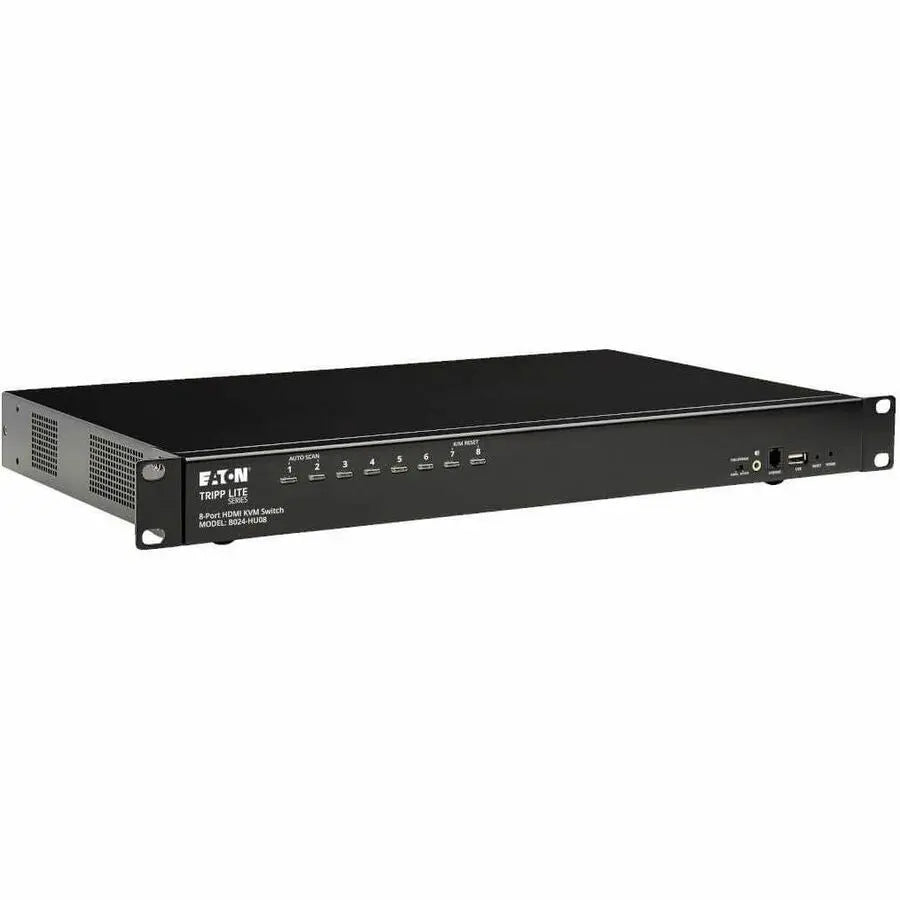 Eaton Corporation B024-HU08 8-Port HDMI/USB KVM Switch with Audio, Video, and Cascading Support