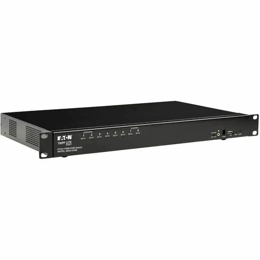 Eaton Corporation B024-HU08 8-Port HDMI/USB KVM Switch with Audio, Video, and Cascading Support by Eaton Corporation