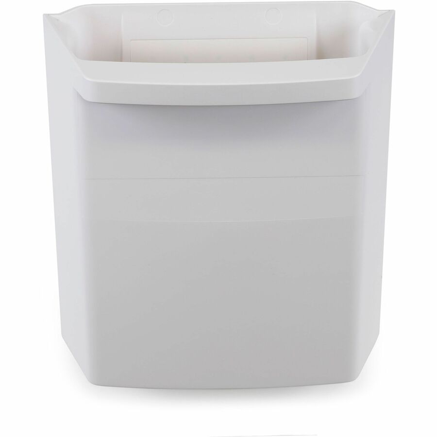 Ergotron CareFit Pro Rear Bin - Easy-to-Clean White Storage Solution for Medical Carts
