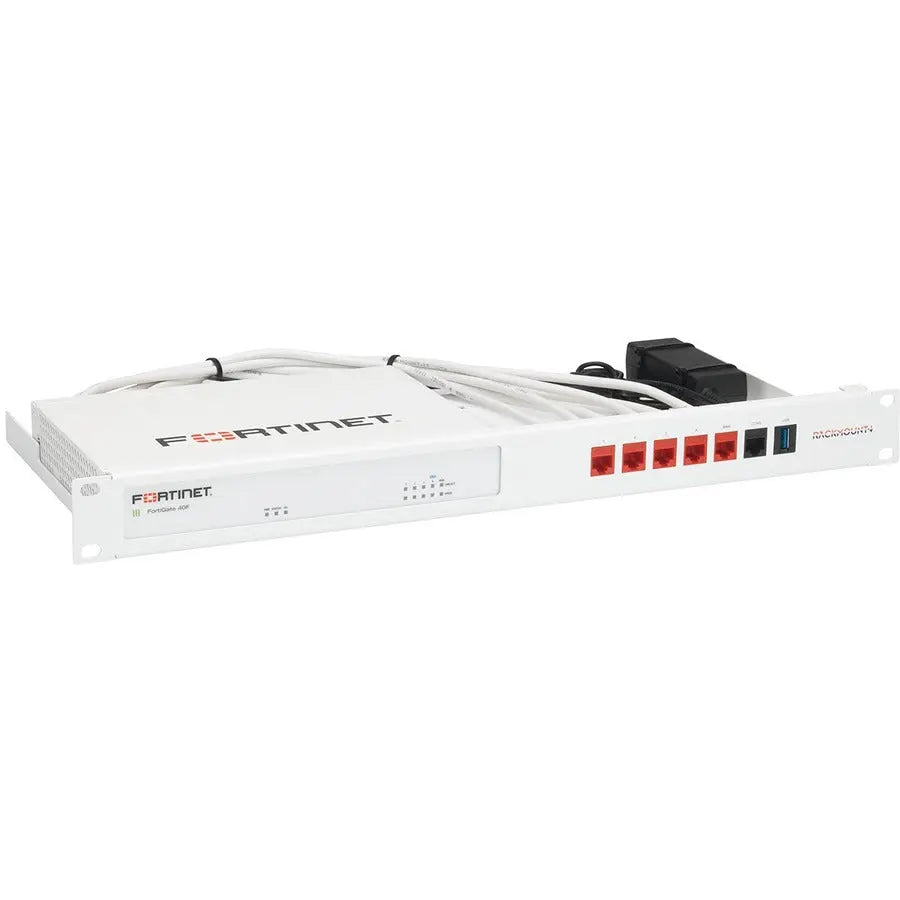 RACKMOUNT.IT FortiRack RM-FR-T14 Rackmount Kit for Fortinet Desktop Firewalls, 19-Inch 1U White