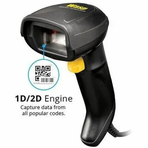 Wasp WDI4700 Industrial 2D Barcode Scanner with USB Cable