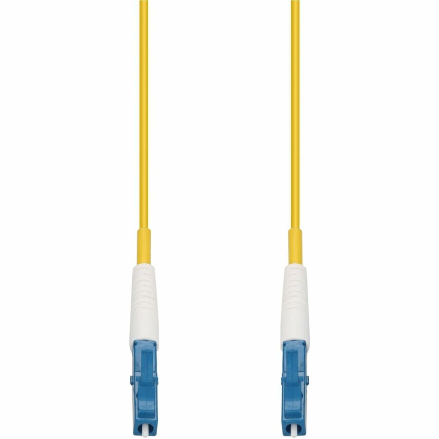 AddOn 50m LC to LC Yellow OS2 Simplex OFNR Riser-Rated Single Mode Fiber Patch Cable