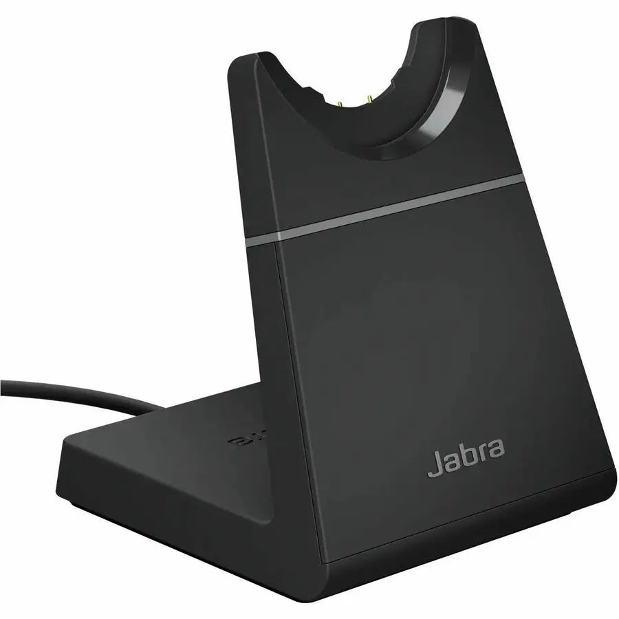 Jabra Cradle for Evolve 65 Headset – USB Type C Wired Connectivity with Compact Design