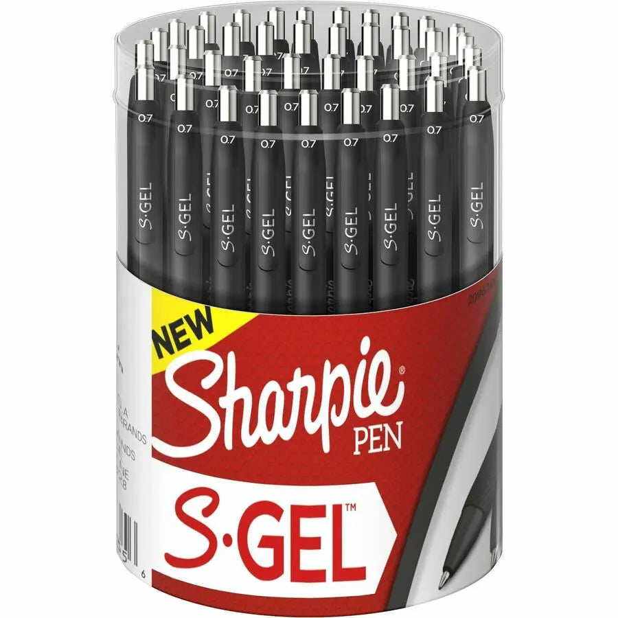 Sharpie S-Gel Gel Pen - Refillable 0.7mm Black Ink, Pack of 36 by Newell Brands