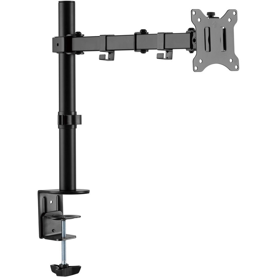 Amer Networks EZCLAMP Single Monitor Articulating Mounting Arm with Cable Management