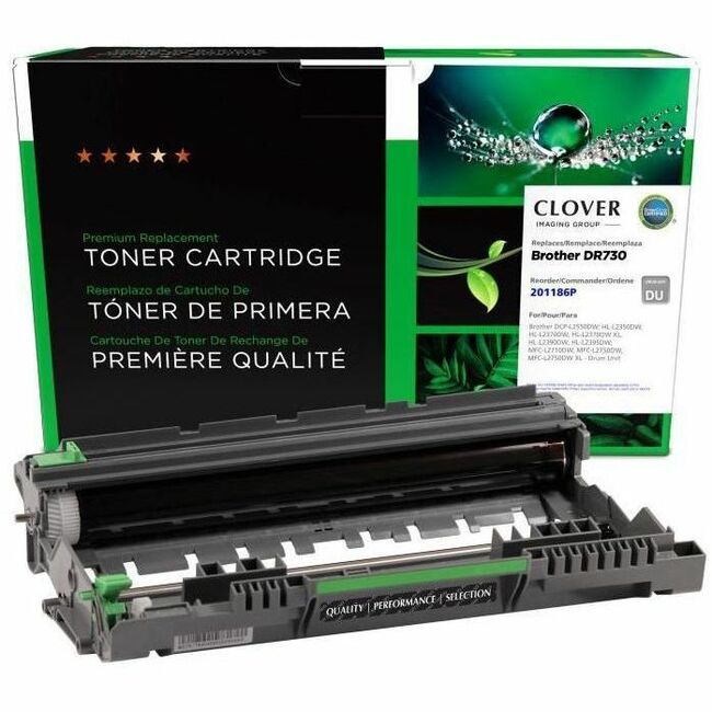 Clover Imaging Remanufactured Drum Unit for Brother DR730 – Black – 12,000 Page Yield, Eco-Friendly, 2-Year Warranty