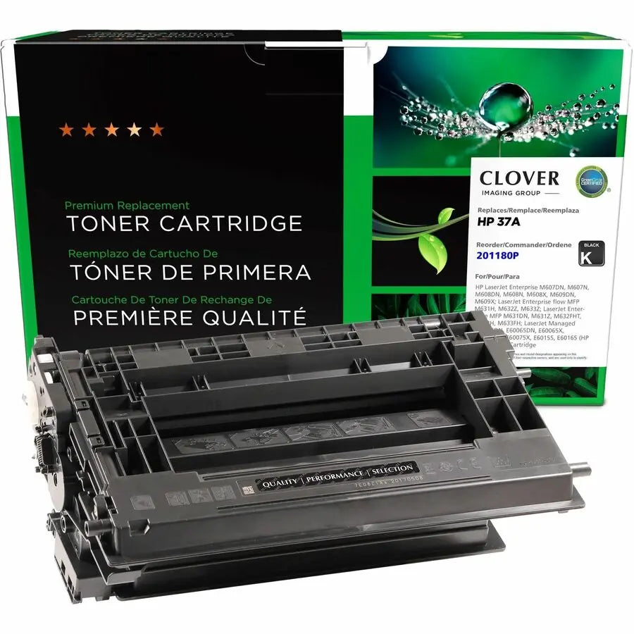 Clover Imaging Remanufactured Toner Cartridge for HP 37A (CF237A) - Eco-Friendly, High Yield Laser Cartridge