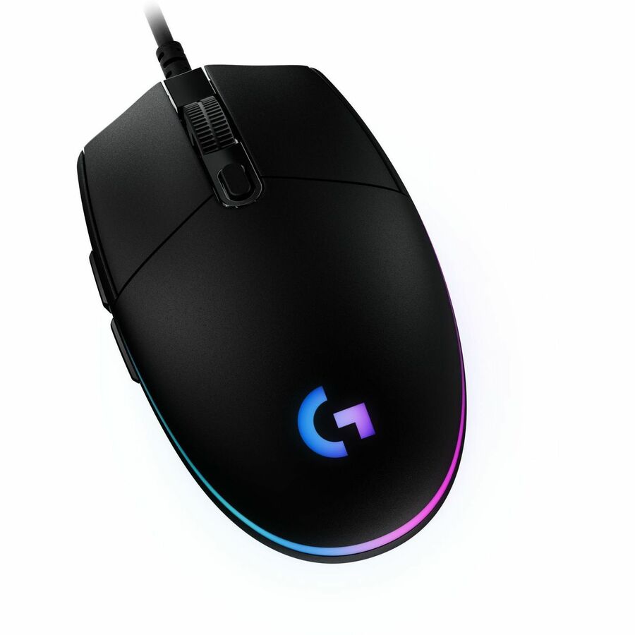 Logitech G203 Wired Gaming Mouse with 8,000 DPI and LIGHTSYNC RGB – Black