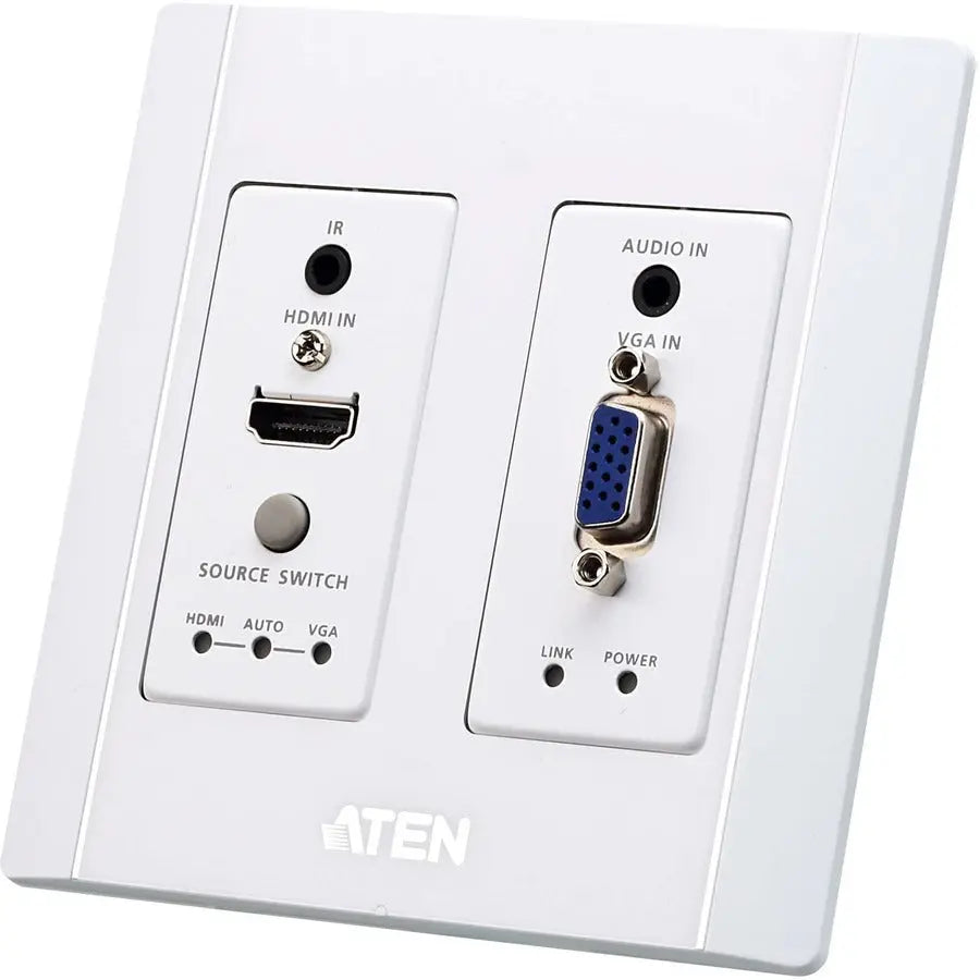 ATEN VE2812AUST Video Extender Transmitter for HDMI and VGA Signal Transmission up to 150 ft over Cat 5e/6 Cable