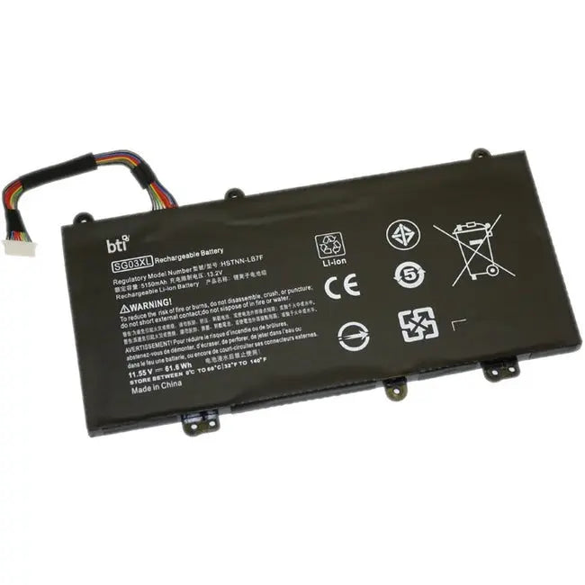 Battery Technology Inc BTI Battery for HP Envy 17-u / 17t-u / M7-u Notebooks