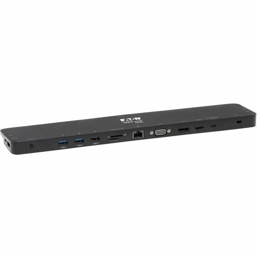 Tripp Lite U442-DOCK7D-B USB-C Docking Station with 14 Ports for Dual or Triple Display Support