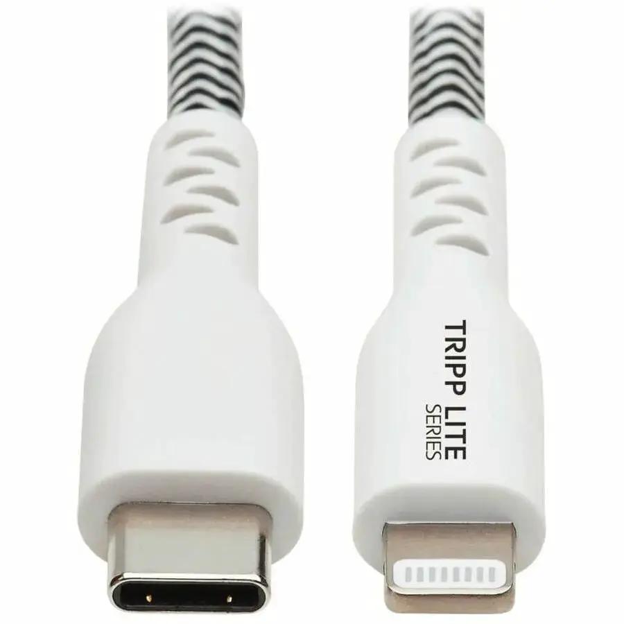 Eaton Tripp Lite Series Heavy-Duty USB-C to Lightning Cable, 6 ft. MFi Certified for Apple Devices by Eaton Corporation