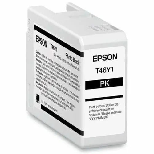 Epson UltraChrome PRO T46Y Photo Black Ink Cartridge for Epson SureColor P900 - 50ML