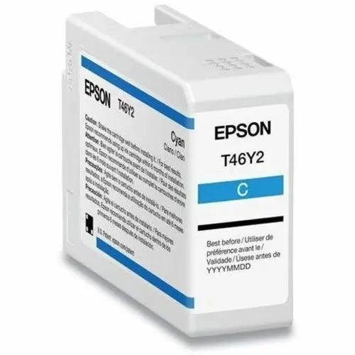 Epson UltraChrome PRO T46Y Cyan Ink Cartridge for Epson SureColor P900 17-Inch Printer