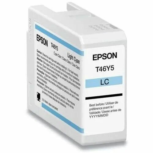 Epson UltraChrome PRO T46Y Light Cyan Ink Cartridge for Epson SureColor P900 17-Inch Printer