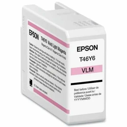 Epson UltraChrome PRO T46Y Vivid Light Magenta Ink Cartridge - 50ML for SureColor P900