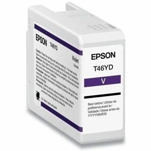 Epson UltraChrome PRO T46Y Violet Ink Cartridge for SureColor P900 - 50 mL
