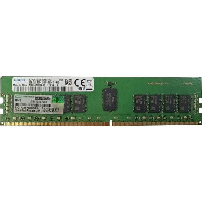 HPE Sourcing 8GB DDR4 SDRAM Memory Module (Part #878490-001) for HPE Servers