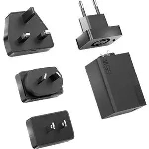 Lenovo 65W USB-C AC Travel Adapter with Interchangeable Plugs - Compact Power Solution for USB-C Devices