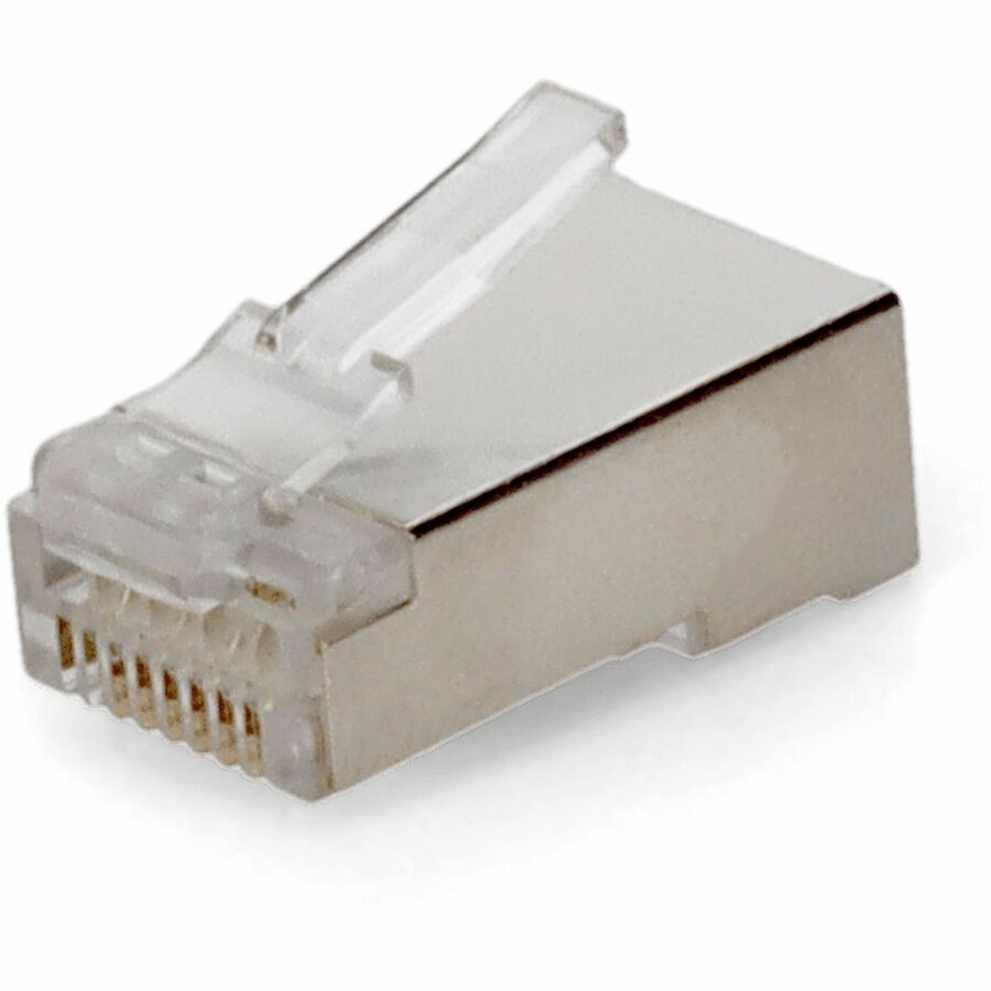 AddOn 100-Pack Shielded Cat6 RJ-45 Male Non-Terminated Connectors
