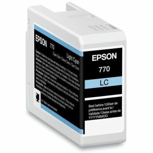 Epson UltraChrome Pro10 T770520 Light Cyan Ink Cartridge for SureColor P700 - 25ML