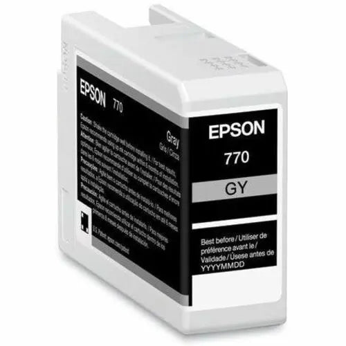 Epson UltraChrome Pro10 770 Gray Ink Cartridge - 25ML for SureColor P700