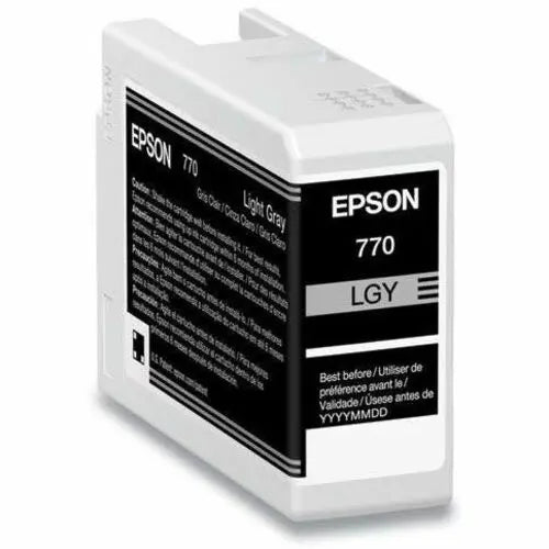Epson UltraChrome Pro10 770 Light Gray Ink Cartridge for SureColor P700 13-Inch Photo Printer