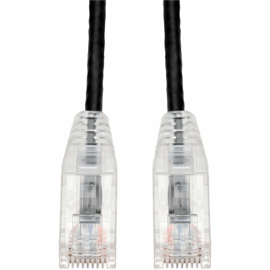 AddOn 9ft Black CAT 6 Slim PVC Ethernet Cable with Snagless RJ-45 Connectors