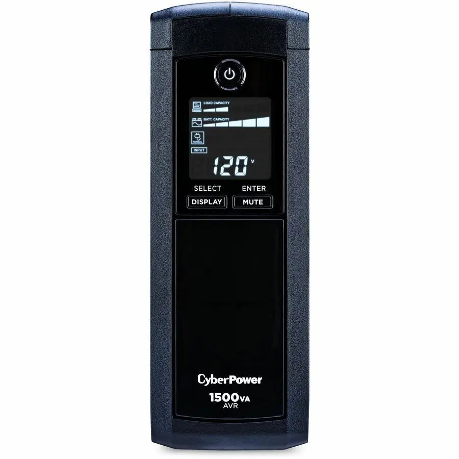 CyberPower CP1500AVRLCDTAA Line-Interactive UPS System with LCD Display and 1500 VA Capacity