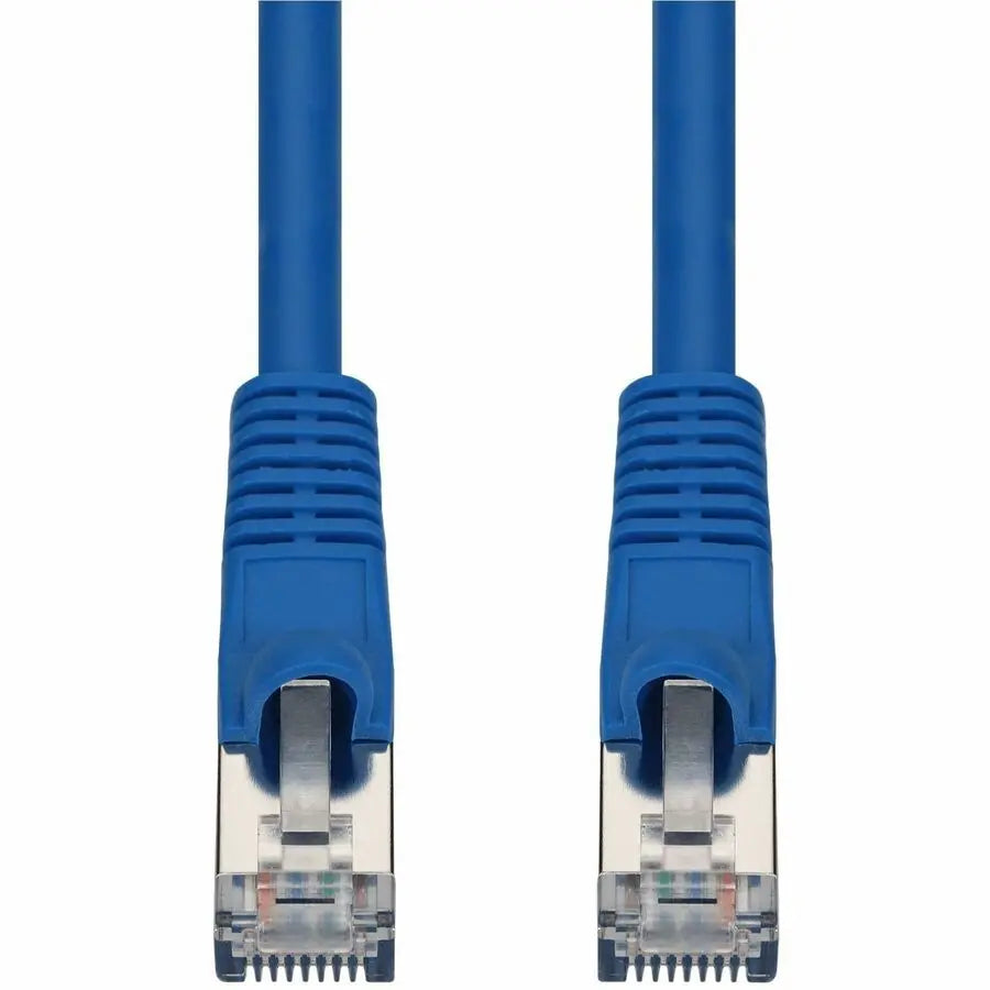 AddOn 3ft Blue CAT7 Shielded S/FTP PVC Ethernet Cable with Snagless Bubble Boot RJ-45 Male to Male