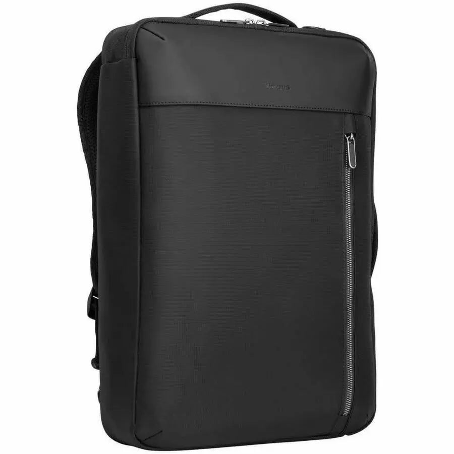 Targus 15.6" Urban Convertible Backpack (Black) – Versatile Laptop Carrying Case with Tuck-Away Straps and Comfort Features