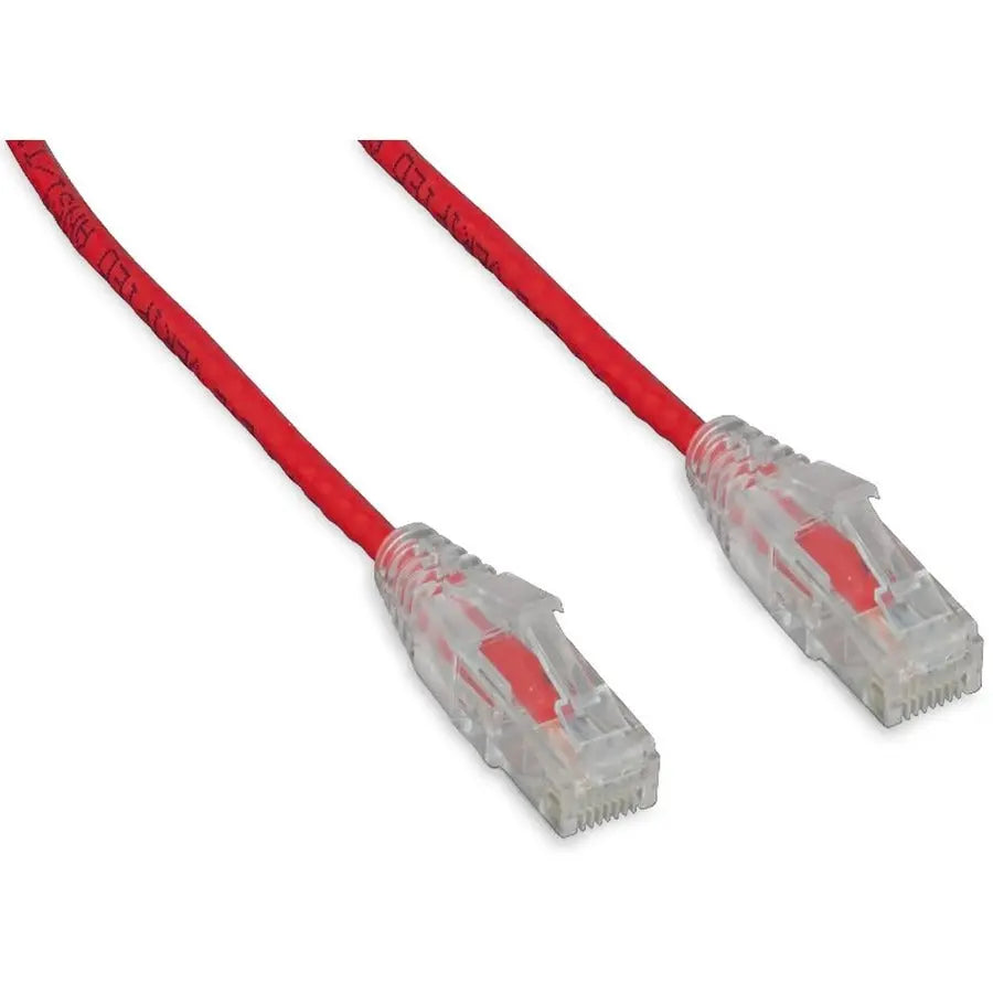 ENET Cat.6a Network Cable - Red, Model C6-RD-SCB-6-ENC for High-Speed Data Transmission