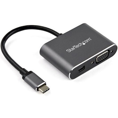 StarTech USB-C Multiport Video Adapter - 4K UHD & VGA Output for Laptops and Tablets