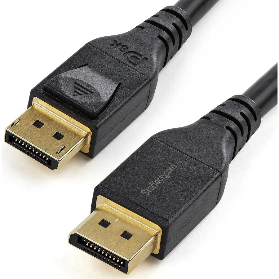 StarTech.com 13.1 ft DisplayPort 1.4 Cable — 8K Resolution, VESA Certified, DP Male to Male