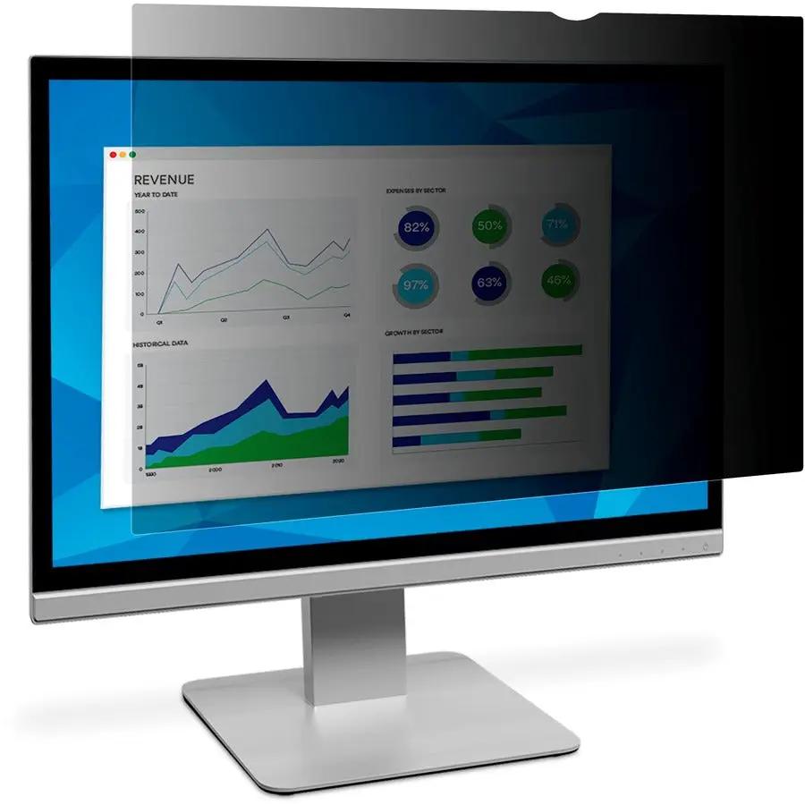 3M Privacy Filter for 21.5-inch Full Screen Monitor, 16:9, PF215W9E - Matte Black Privacy Screen by 3M