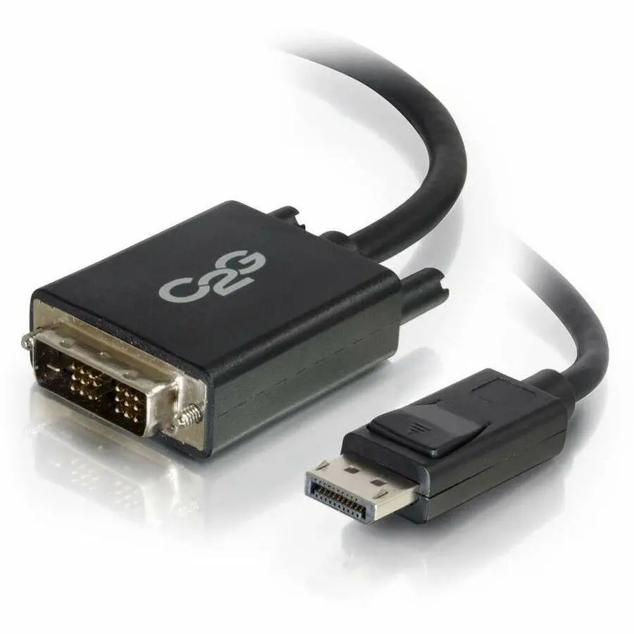 C2G 15ft DisplayPort Male to Single Link DVI-D Male Adapter Cable - Black